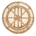 thumbnail image 6 of SAFAVIEH Jacynda Rustic Round Ottoman, Honey Brown Wash ( 24.8 in. W x 24.8 in. D x 12.2 in. H), 6 of 9