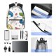 thumbnail image 4 of Disketp Dinosaur Mochila Ligera Clásica con Múltiples Bolsillos, Mochila Casual para Hombre y Mujer, Ideal para Escuela, Trabajo y Viajes, 4 of 6