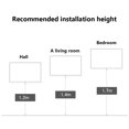 thumbnail image 4 of Universal Iron TV Wall Mount Bracket for 17-43 Inch LCD TVs - Heavy-Duty, Safe & Durable Construction, Easy Installation with Included Fittings, Space-Saving Design, Black Finish, Compact 30x15x3cm, 4 of 5