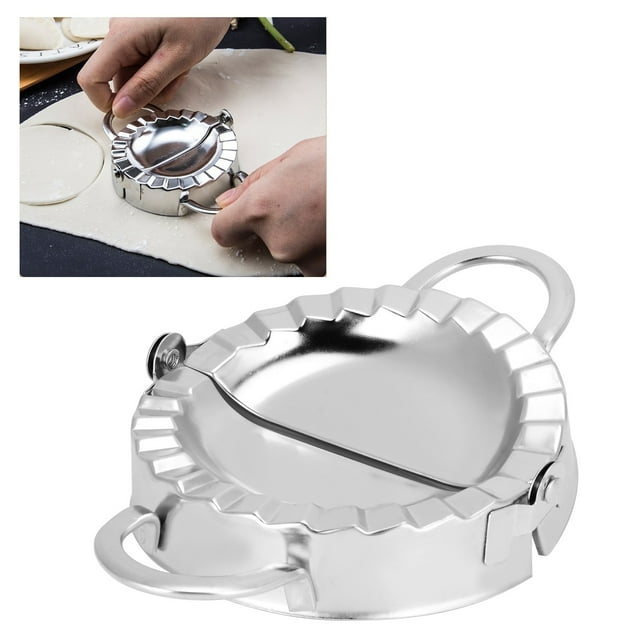 Keenso Dumpling Maker Wrapper 304 Stainless Steel Cutter Pie Ravioli Making Fold Mould Tools,Dumpling Wrapper,Dumpling Maker