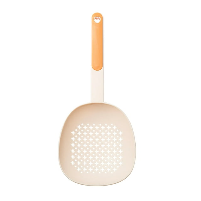 Leaky Draining Spoons Set for Kitchen Use with Ravioli, Pasta, or Blanching, Durable Plastic Material, Easy Handling, and Multipurpose Function in Two-Pack