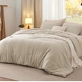 thumbnail image 1 of Juego de Edredón Bedsure King Size Arenoso Suave Prelavado 3 Piezas, 1 of 7