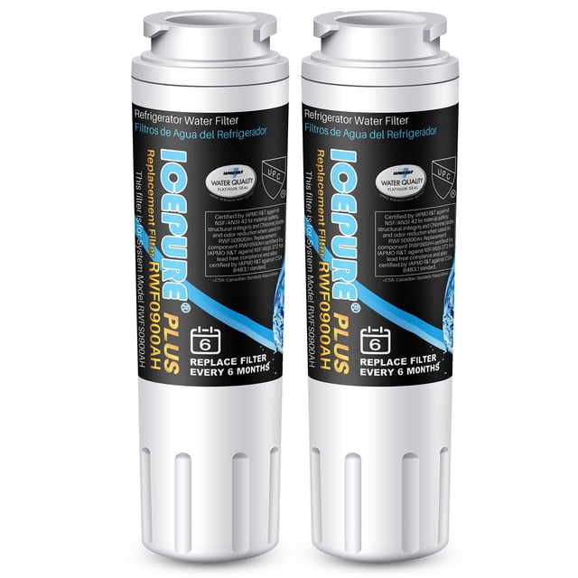 Filtro de agua para frigorífico ICEPURE PLUS NSF/ANSI 53 UKF8001, 2 unidades