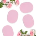 thumbnail image 3 of 4 esponjas limpiadoras faciales grandes, reutilizables, desmaquillantes, ovaladas, color rosa, 3 of 7