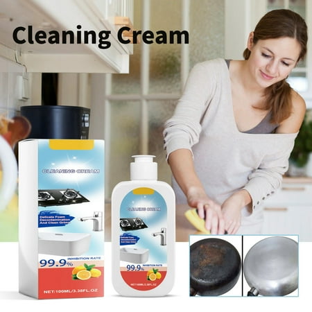 

100ml Kitchen Grease Heavy Duty Oil Stain Remover For Cookware Appliances Bathroom Deep Clean Formula