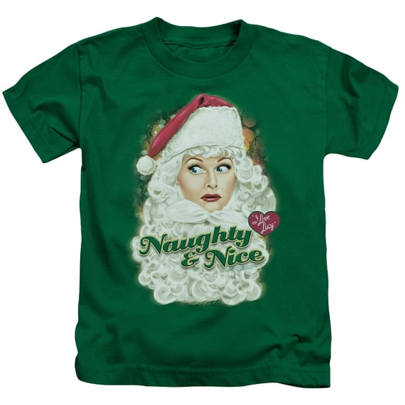 I Love Lucy - Santa - Juvenile Short Sleeve Shirt - 4