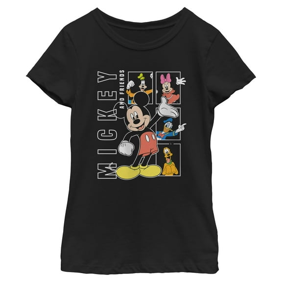 Girls Mickey & Friends Happy Pals T Shirt