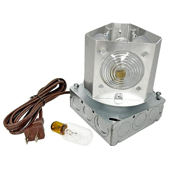 Rotating Light Kit, Revolving Lighthouse Beacon Light, 36RPM, 120v Wired Lighting, Fits 3' - 12' Decorative Lighthouse