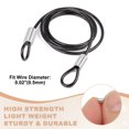 thumbnail image 4 of Uxcell Aluminum Crimping Loop Sleeve Wire Rope Stop Sleeve Round Crimp Ferrules for Wire Rope 0.03 inch, 4 of 7