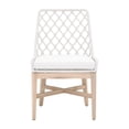 thumbnail image 2 of Pemberly Row 20.5" Rope Lattice Outdoor Dining Chair in Off White, 2 of 28