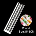thumbnail image 3 of DIY 5D Diamond drawing Ruler Cross Embroidery Stainless Steel Ruler Round, 3 of 7