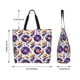thumbnail image 5 of Disketp record rock Skull star Bolsa Tote Estampada para Mujer, Bolso de Hombro y de Mano para Compras y Viajes, 5 of 8