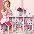 thumbnail image 4 of Ensemble de Jeu Maison de Poupée Lumineux Grand : Jouet de Construction Maison de Rêve Amusant, 4 of 10