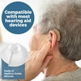 thumbnail image 4 of MEDca Hearing Aid Standard Receiver Tulip Domes Compatible with GN Resound Sure Fit - 20-Pcs Universal Invisible Tip Replacement Ear Domes for BTE PSAP Hearing Amplifiers and Open Fit Models, Clear, 4 of 8