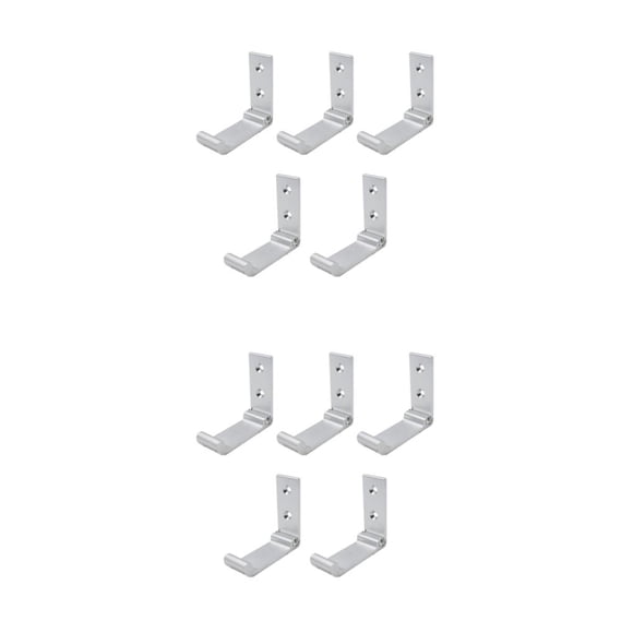 Wosthever La percha de ropa de pared plegable individual duradera de 5 piezas organiza una instalación fácil y eficiente Type2 NO2