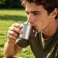 thumbnail image 4 of Ainf Tasse à Café en Acier Inoxydable pour Camping et Randonnée en Plein Air, École, Traitement Attrayant, 4 of 8