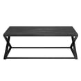 thumbnail image 3 of FurnitureR Morden Cross Legs Coffee Table, 3 of 9