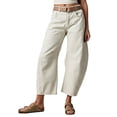 thumbnail image 2 of Middle Waist Women Loose Casual Pants Denim Jeans Harem Trousers, 2 of 2