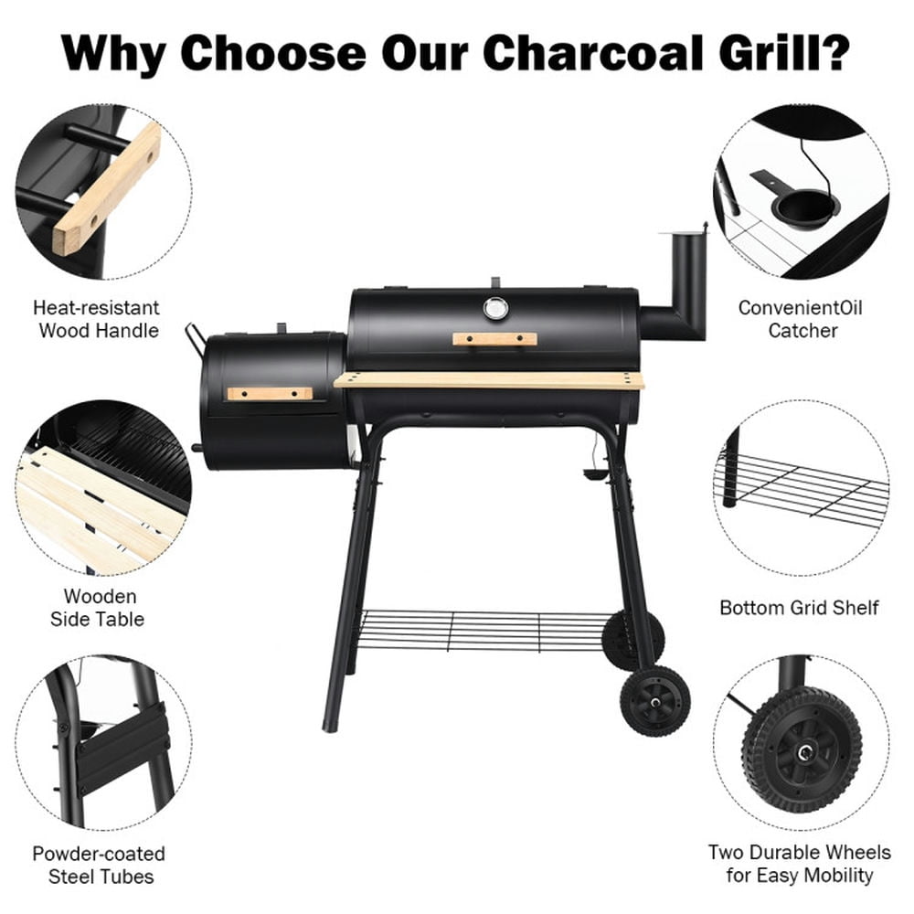 Barara King Cooking Grills, Outdoor Picnics Grills, Outdoor BBQ Grill Barbecue Pit Patio Cooker