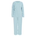 thumbnail image 5 of Aosijia Womens Pajama Set Long Sleeve Sleepwear Polka Dot Nightwear Soft Loungewear Pjs Sets Pajamas Top and Pant 2XL, 5 of 9