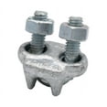 thumbnail image 4 of (10 Pack)1/4" Forged Wire Rope Clamp for Stainless Steel Wire Rope - Galvanized U Bolt Wire Rope Turn Back 4.75" Cable Clips for Metal Fence, Antenna, Clothesline, Rigging Hardware, Cage, 4 of 8