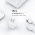 thumbnail image 4 of Cargador de pared USB LUOATIP, paquete de 3 unidades, 2,1 A/5 V, doble puerto para iPhone, 4 of 7
