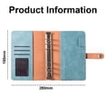 thumbnail image 2 of Journal Refillable Writing Notebook, A6 Personal Size 6 Ring Binder Spiral Notebook, PU Leather Refillable Journal Binder Diary, Pocket Binder Traveler Notebook, 2 of 7