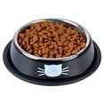 thumbnail image 3 of Byepica Tazón para Mascotas de 3 Uds., Tazón para Perros con Base Antideslizante de Acero Inoxidable y 2 Cucharadas de Comida, 3 of 10