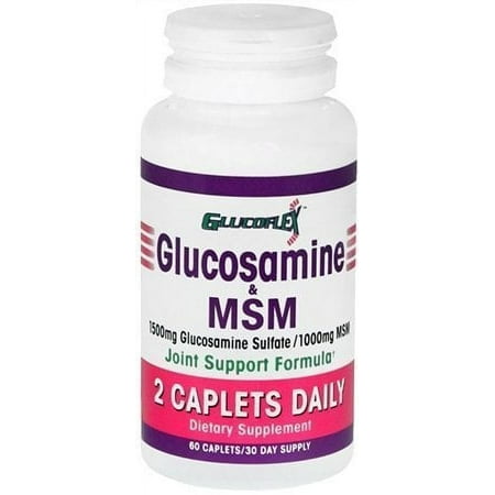 Glucoflex Glucosamine And Msm Joint Support Formula, 2 Caplets Daily - 60 Ea