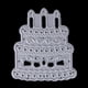 thumbnail image 4 of Troqueles de pastel de vela, troqueles de corte de Metal en carpeta de grabación en relieve para álbumes de recortes Wdftyju Libre de BPA, 4 of 7