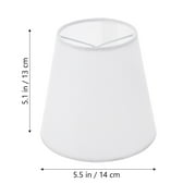 NUOLUX Lamp Shade Clip On Bulb Table Light Shade Small Lamp Shade for Light Fixtures