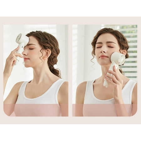 

Bike Fan Portable Fan Mini Handheld Fan USB Rechargeable 3 Speed Powerful Personal Fan With Brushless Motor Battery Operated Hand Fan For Travel/Outdoor/ For Girls Wom