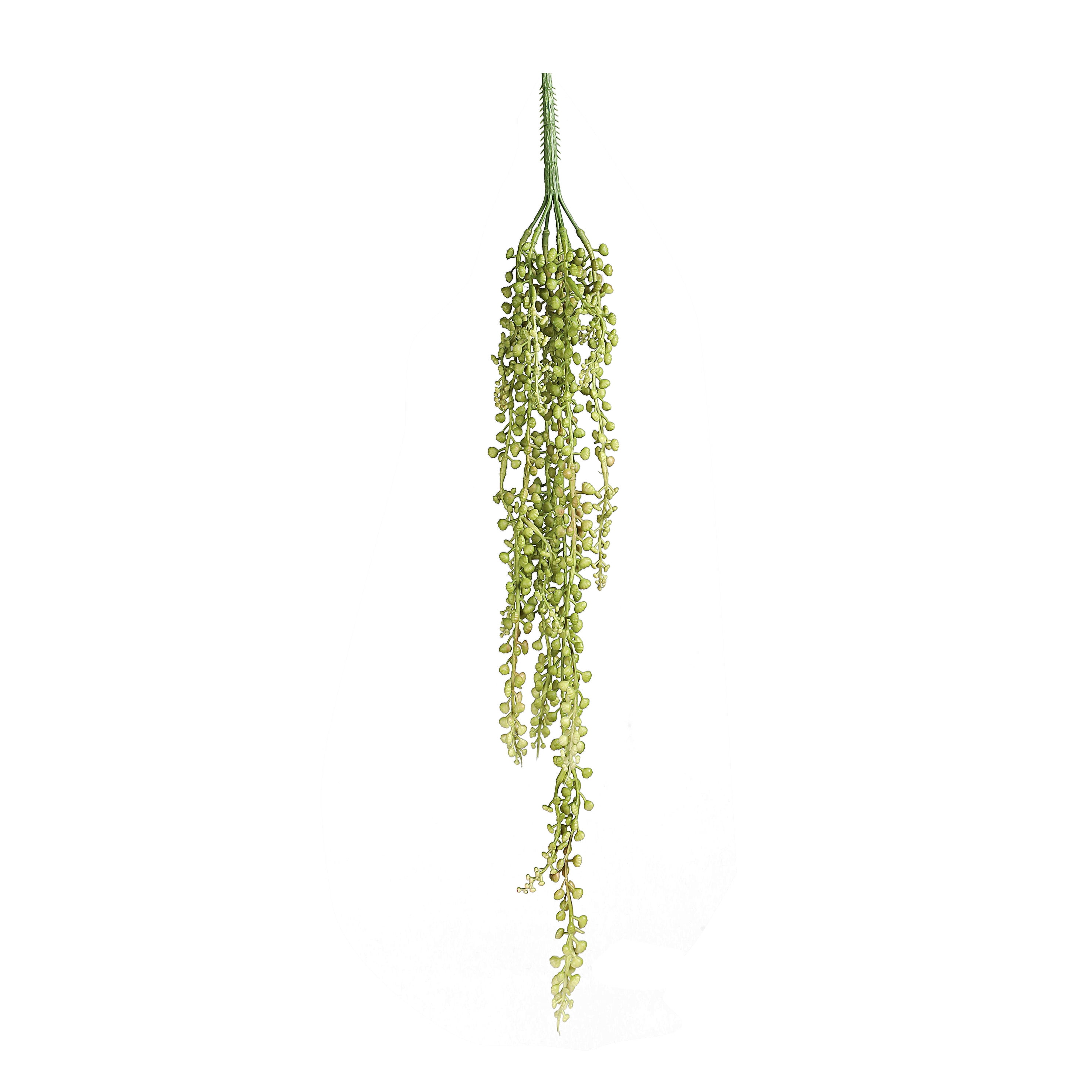 Mainstays 24" Artificial String of Pearls Succulent Pick, Variegated Green