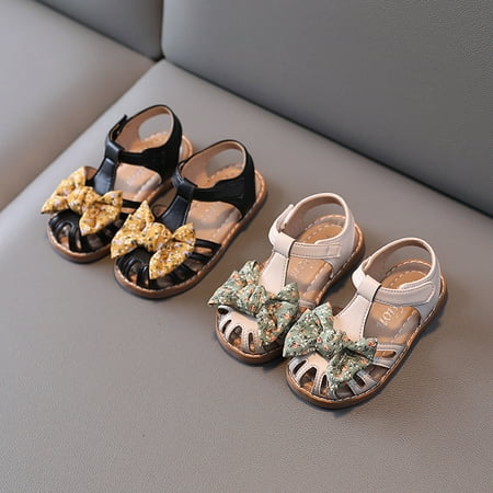 

Cathalem Toddler Girl Shoe Fashion Autumn Toddler And Girls Casual ShoesNon Slip Sandals Hollow Out Shoes Round Toe Girl Shoe Beige 3 Years