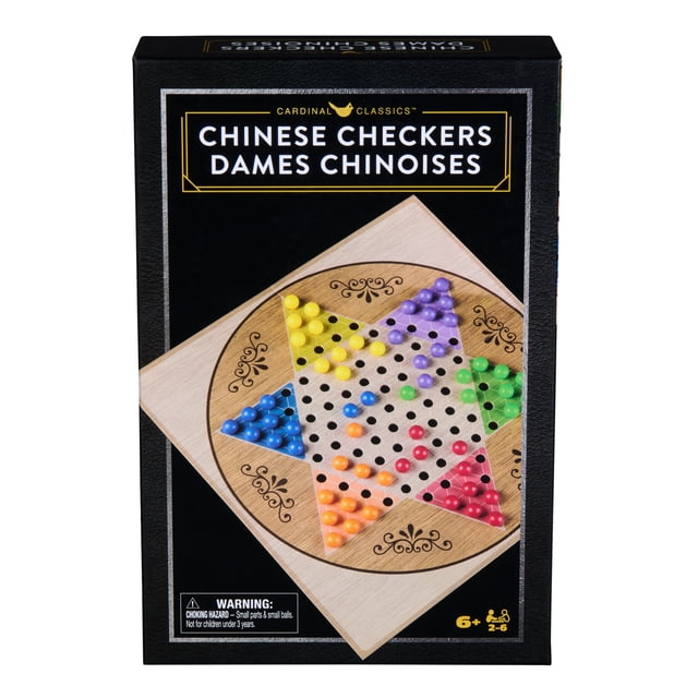 Spin Master Games, Cardinal Classics Chinese Checkers, Walmart Exclusive, 2-4 Players, for Ages 8 & Up