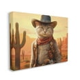 thumbnail image 4 of Stupell Industries Cowboy Sheriff Cat Animals & Insects Painting Gallery Wrapped Canvas Art Print Wall Art, 20 x 16, 4 of 8