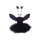 thumbnail image 1 of NiñOs NiñAs Halloween Cosplay Disfraces Malla Patchwork Vestido/Falda + Alas + Diadema/Sombrero XBTCLXEBCO Vestido Negro;2 Años, 1 of 6