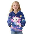 thumbnail image 4 of Chririnla Galaxy Axolotl Zip Up Jacket for Kids and Boys - girl Fuzzy Hoodie Lightweight Comfy Casual Hoodie for School and Sports, 4 of 7