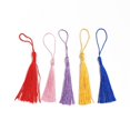 thumbnail image 1 of Mini borlas artesanales suaves hechas a mano de 5 pulgadas para hacer joyas, recuerdos, marcadores, manualidades de bricolaje (30 piezas, el color es arbitrario), 1 of 5