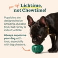 thumbnail image 6 of Woof The Pupsicle Treat Dispensing Dog Toy, Forest Green, Large, 6 of 8