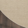thumbnail image 5 of Nourison Tulum 8' x Round Taupe Outdoor Rug, 5 of 10