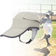 thumbnail image 6 of Baseball Cap for Men Sun Visor Hat Breathable Big Brim Golf Cap Quick Drying Surf Caps Baseball Hat for Running Golf Camping Boating Outdoor khaki, 6 of 8