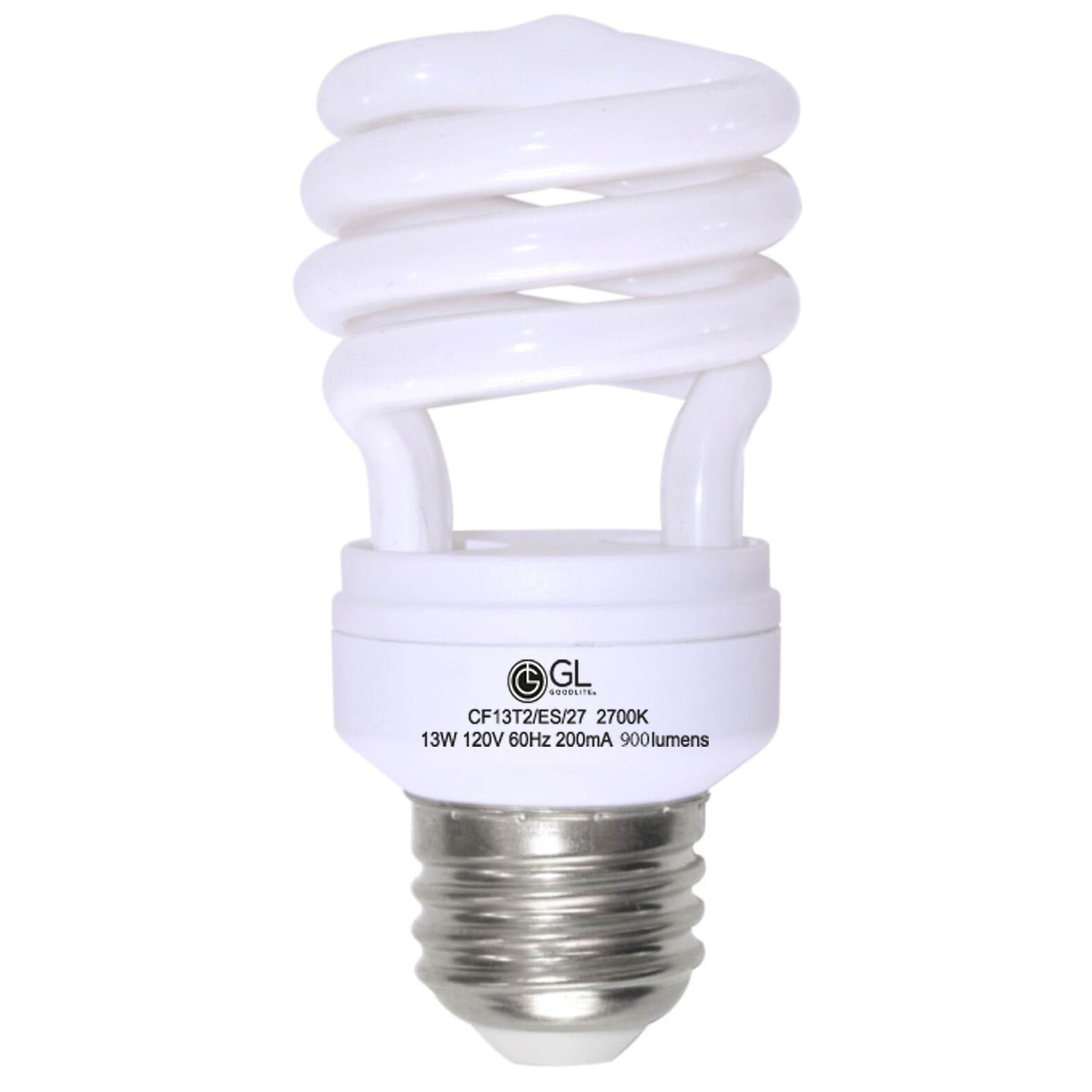 900 Lumens 60-Watt Equivalent 8 Light Bulbs Soft Spiral CFL Lighting Instant On 