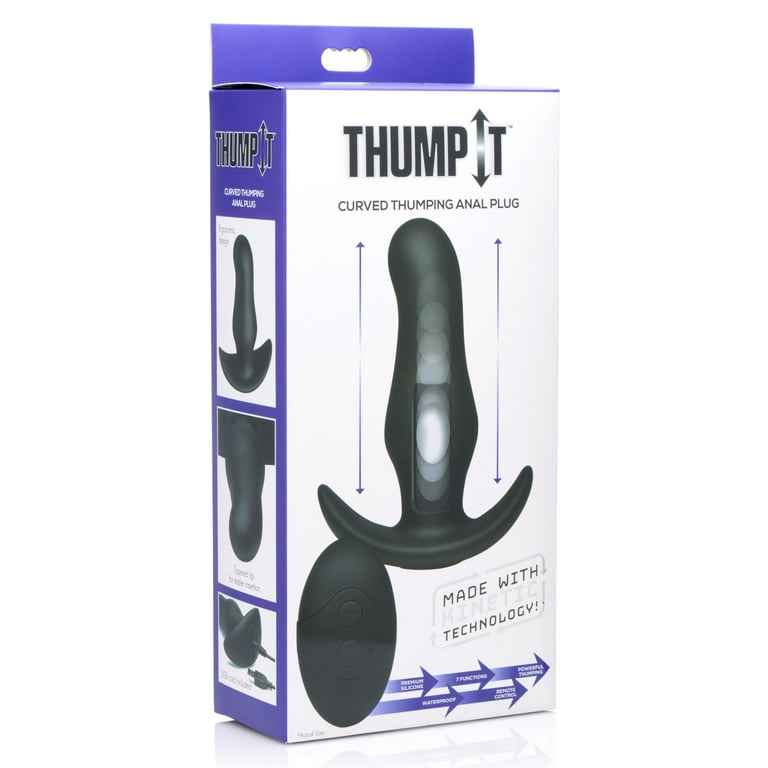 Kinetic Thumping 7X Thump It Anal Plug Black - Walmart.com