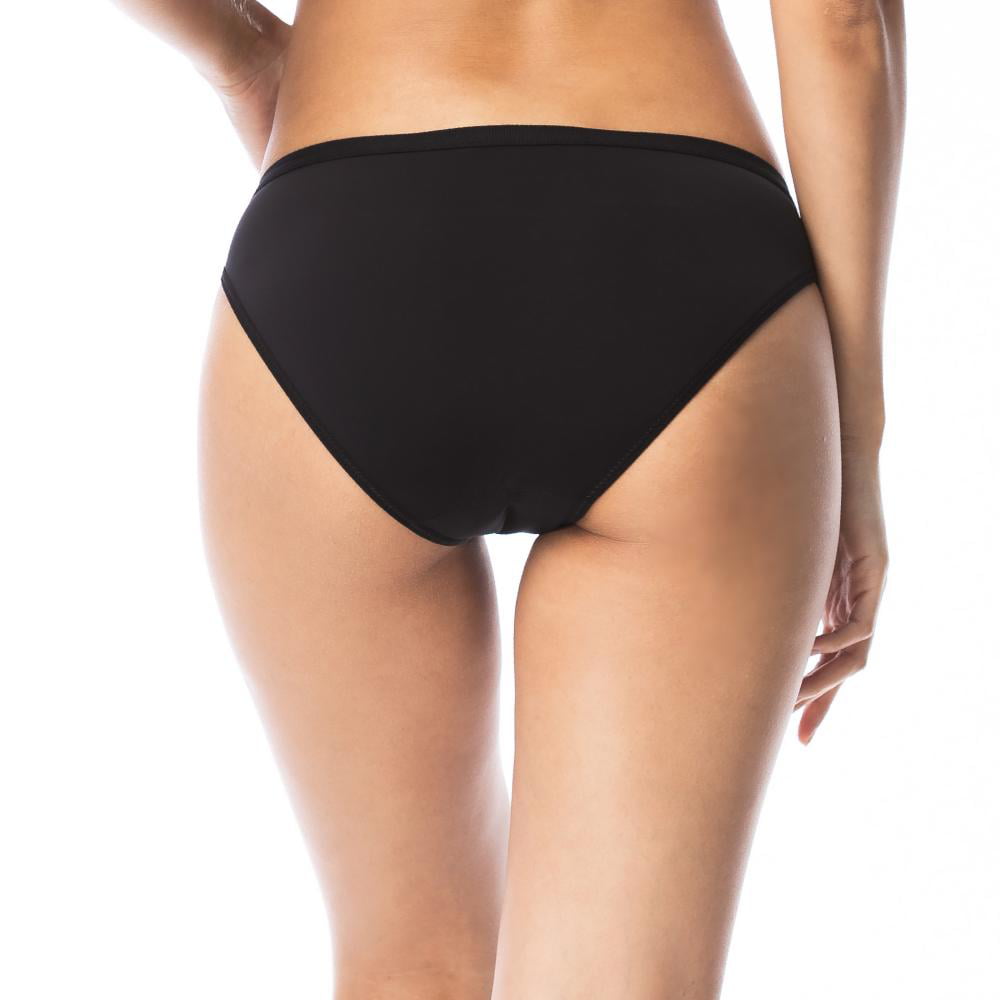 Seamfree Bikini 2pk - Jet Black Period Underwear