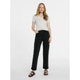 thumbnail image 2 of Time and Tru Women's High Rise Relaxed Boyfriend Jeans, 26" Inseam, Sizes 0-20, 2 of 5