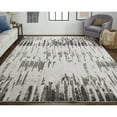 thumbnail image 4 of 8' X 10' Ivory Brown And Gray Abstract Power Loom Stain Resistant Area Rug, 4 of 9