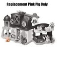 thumbnail image 6 of Fisher Price Little People Animal Farm Barn Zoo Nativity Replacement Dark Brown Muddy Paws Pig One Splatter Spot OOP 2001, 6 of 7