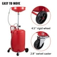 thumbnail image 6 of Waste Oil Drain Tank 20 Gallon - Portable Oil Drainer with Air Operated System, Adjustable Funnel, Pressure Valve - Oil Change & Fuel Transfer, 6 of 10