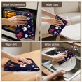 thumbnail image 5 of 2 Pcs Pioneer Flower Floral Print Pattern Kitchen Towels, Funny Microfiber Dish Towel Set, 18" X 26" Tea Towels, 5 of 6